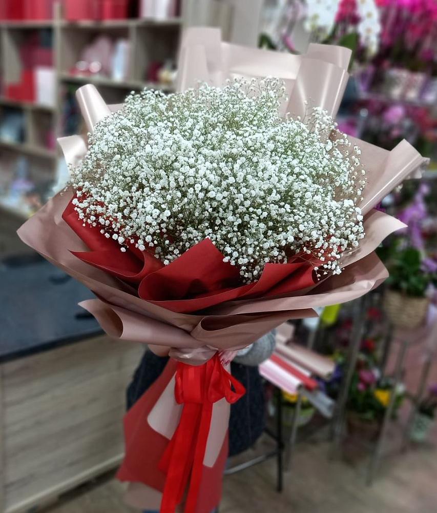 Букет Белые хлопья в Казгулаке Букет цветов из: Гипсофила в Казгулаке