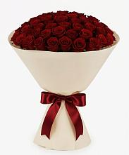 Букет 101 Бордовая роза Блэк Бакарра в Казгулаке