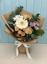 Букет цветов из:  Герберы и Хризантемы в Казгулаке