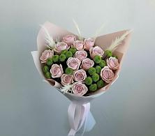 Букет цветов из:  Розы и Хризантемы в Казгулаке