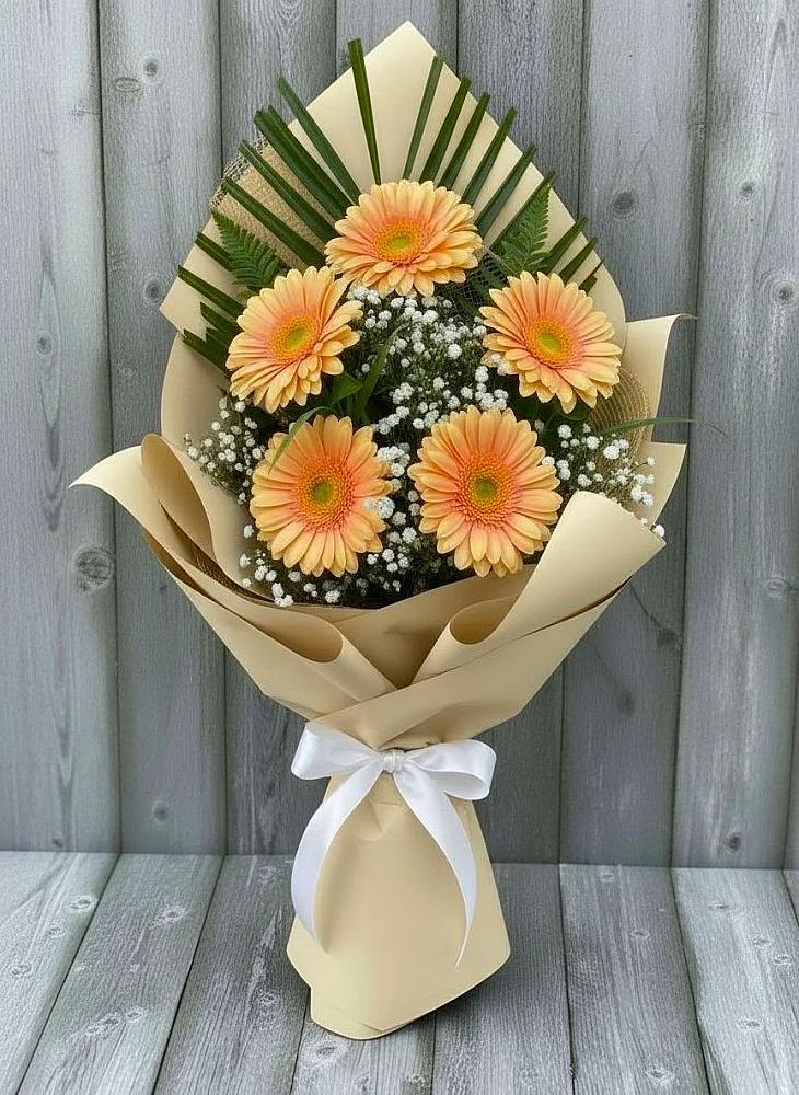Букет цветов из: Герберы в Казгулаке