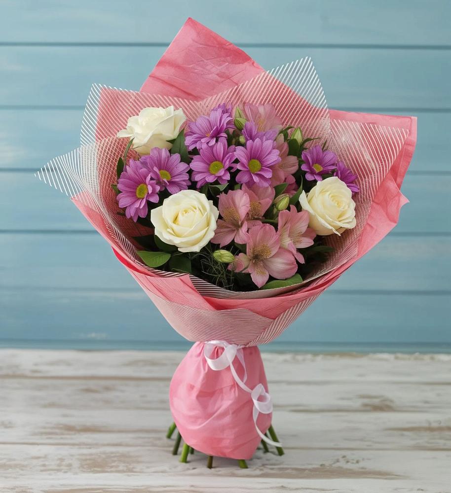 Букет цветов из: Герберы в Казгулаке